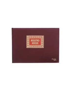 Registro de socios folio apaisado