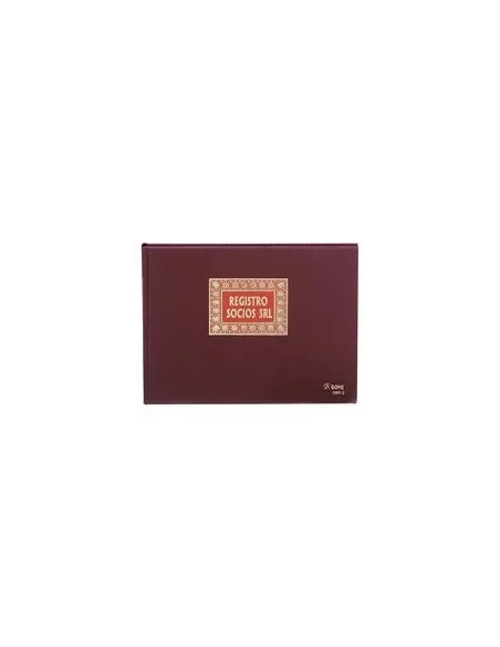 Registro socios srl folio apaisado