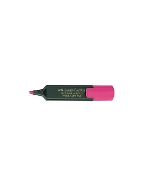 Marcador fluorescente Faber castell rosa