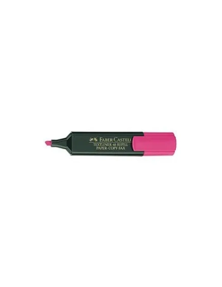 Marcador fluorescente Faber castell rosa