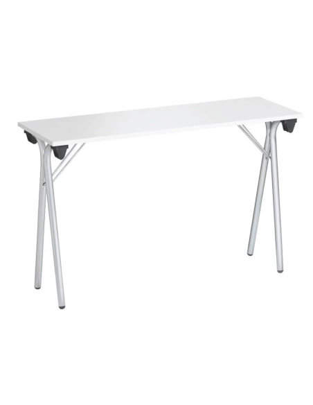 Mesa plegable formación para academias 120x40 color gris