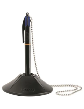 Boligrafo Bic con peana 4 colores