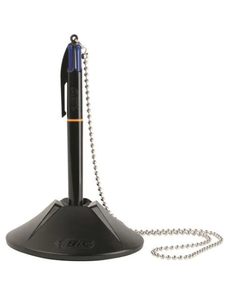 Boligrafo Bic con peana 4 colores