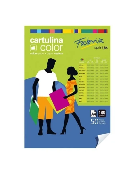 50h cartulina Fabrisa A4 180gr marfil