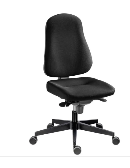 Silla oficina June sincro ignifuga negra