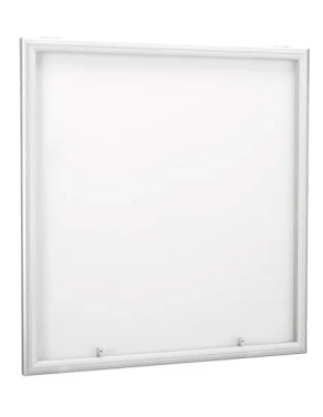 Vitrina exterior reverso puertas batientes 12 hojas