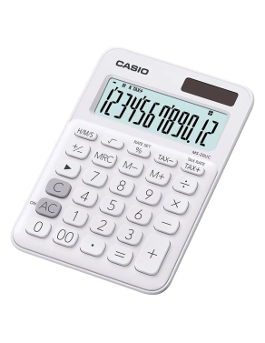 Calculadora CASIO MS-20UC-WE blanca