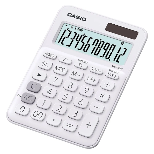 Calculadora CASIO MS-20UC-WE blanca