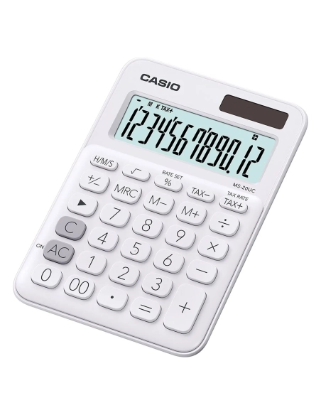 Calculadora CASIO MS-20UC-WE blanca
