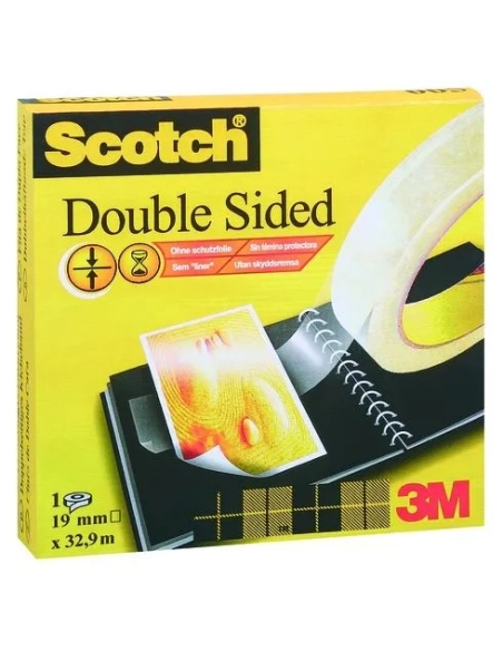 Cinta doble cara scotch  transparente
