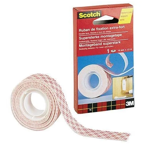 Cinta adhesiva doble cara extrafuerte