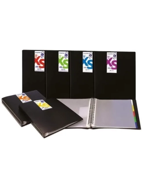 Carpeta 100 fundas IN-OUT XS negra Grafoplas