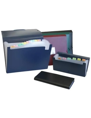 Acordeon polipropileno 13 separadores folio negro