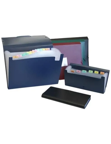 Acordeon polipropileno 13 separadores folio negro