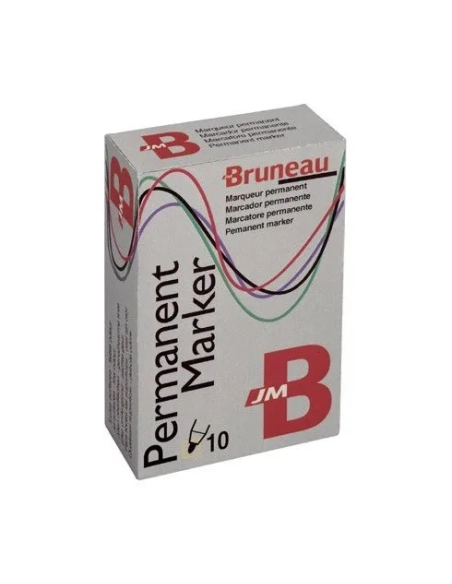 Marcadores permanentes Bruneau surtido 10 unidades
