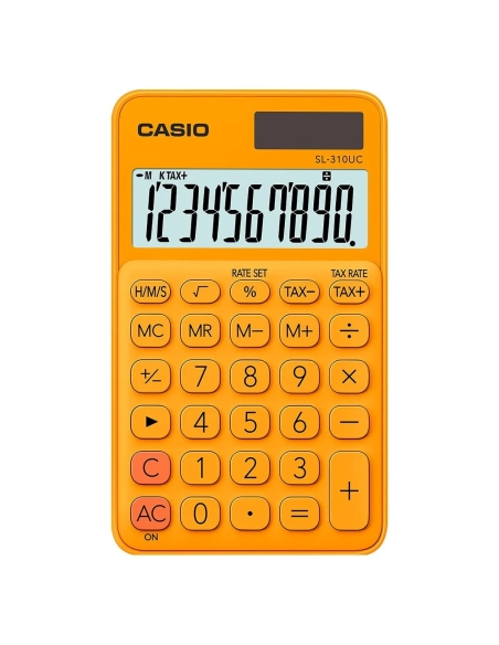 Calculadora Casio SL-310UC roja