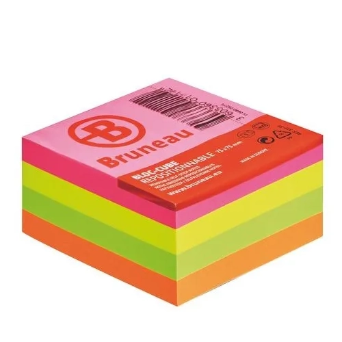 Cubo 400 notas 76x76 neon JMB