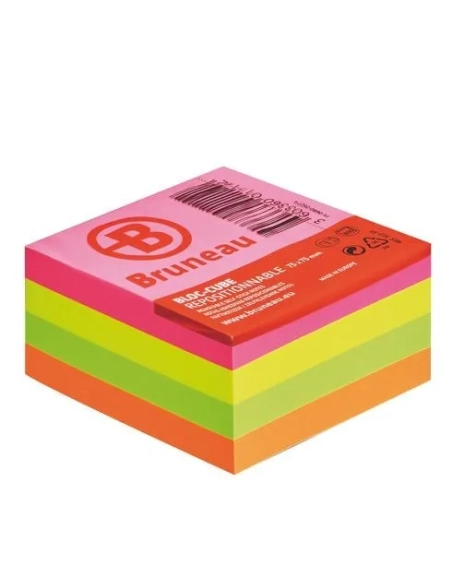 Cubo 400 notas 76x76 neon JMB