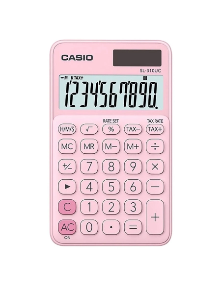 Calculadora Casio SL-310UC rosa