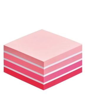 Cubo notas post-it 450 h rosa acuarela