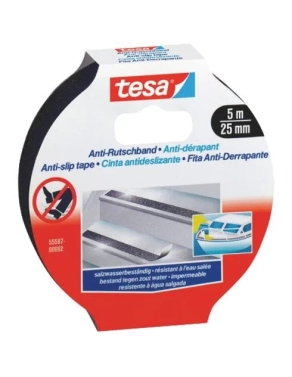 Cinta antideslizante negra 5mx25mm Tesa