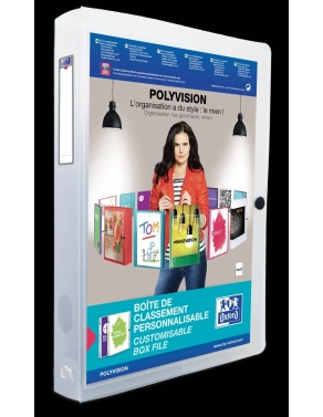 Carpeta proyectos PP personalizable lomo 40mm