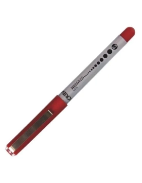Roller tinta liquida punta aguja 0.5mm Scriba rojo
