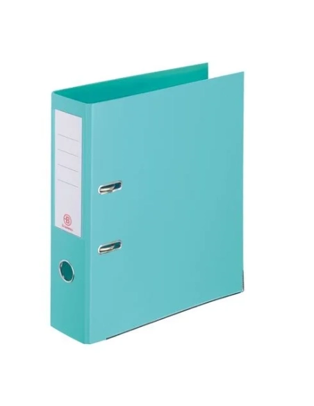 Archivador folio estrecho forrado polipropileno verde menta