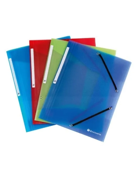 Carpeta 3 solapas Polipropileno blanco translucido