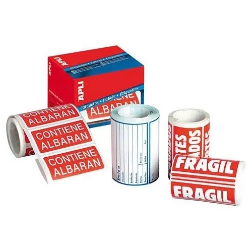 Rollo 200 etiquetas ''contiene albaran''