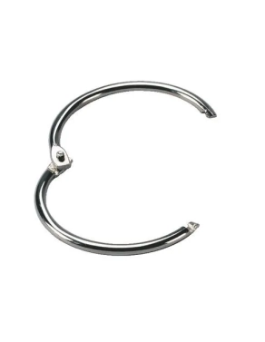 Caja 10 anillas metálicas articuladas 4cm