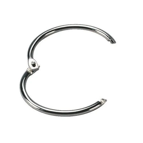 Caja 10 anillas metálicas articuladas 4cm