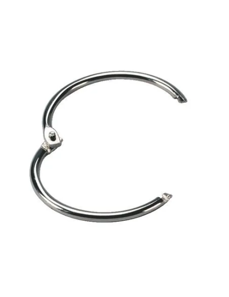 Caja 10 anillas metálicas articuladas 4cm