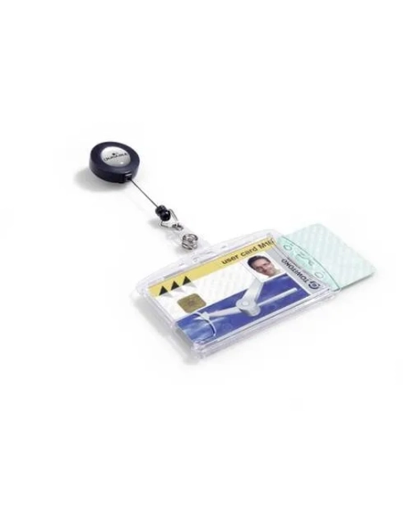 Caja 10 portatarjetas para 2 tarjetas