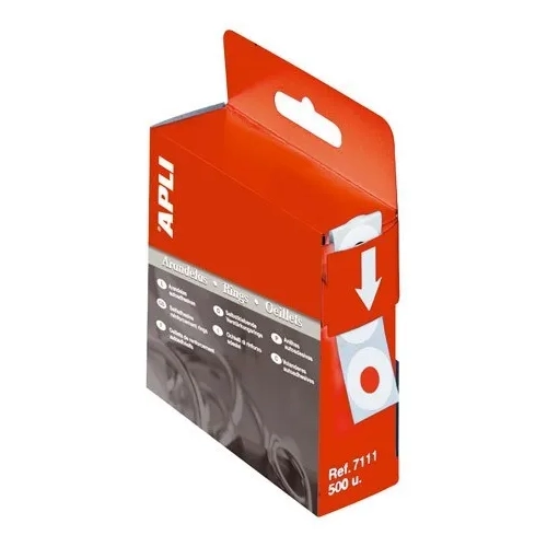 Etiqueta arandela traslucidas 200