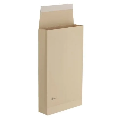 Paquete 25 bolsas kraft reforzado fuelle 7cm 300x470 mm