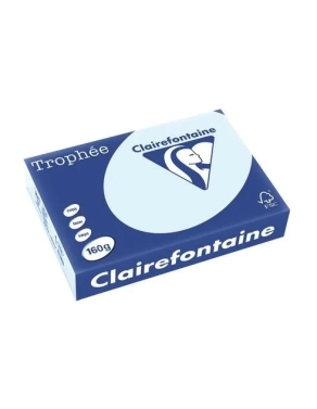 Papel A4 250 hojas 160gr azul pastel Clairefontaine