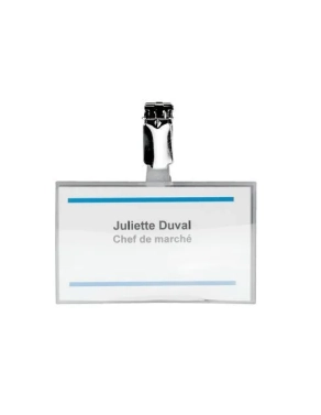 Pack 10 identificadores Pinza clip click fold pinza 54 x 90