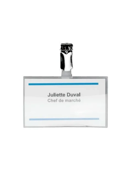 Pack 10 identificadores Pinza clip click fold pinza 54 x 90