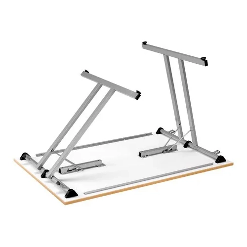 Mesa plegable apilable multiusos 120 x 80 Haya patas negras