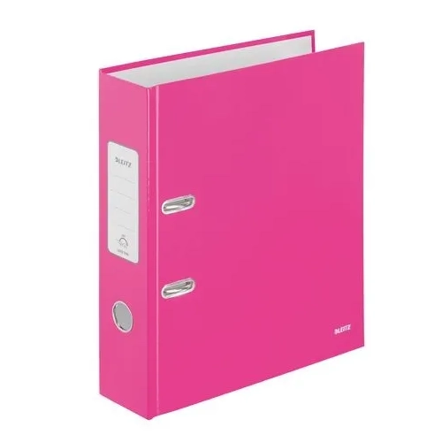 Archivador Leizt Wow ancho carton forrado rosa