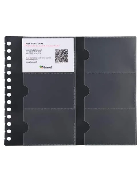 Paquete 10 fundas tarjetero exacard 19x23