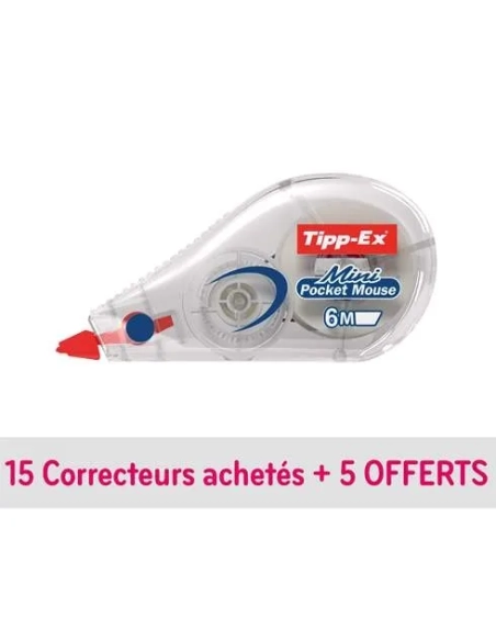 Lote 20 correctores cinta Tipp-ex pocket mouse