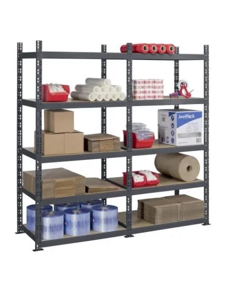 Estanteria metálica modulo inicial 200x100x40 IndustriEco