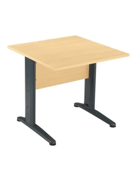 Mesa 80cm pata metal antracita Altys