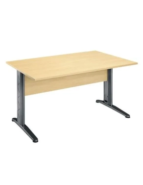 Mesa 140cm pata metal antracita Altys