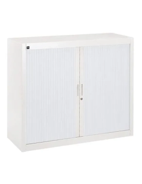 Armario metálico cierre persiana desmontable 10x120 blanco