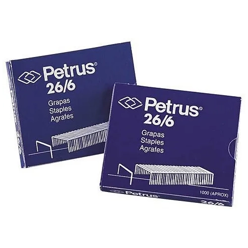Caja 1000 grapas Petrus 26/06
