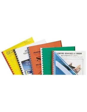 Tapas para encuadernar de PVC transparentes de 200 micras