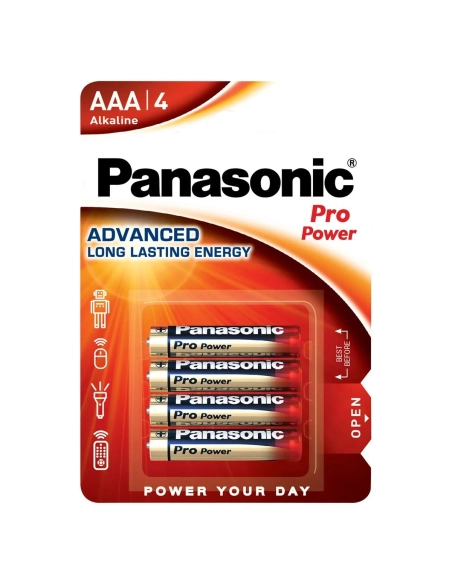 Blister 4 pilas Pro Power (premium) LR03 AAA Panasonic